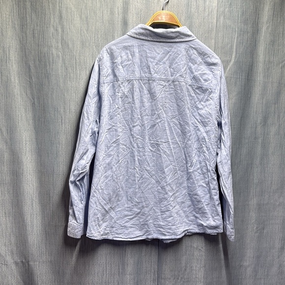 Torrid Soft Blue Casual button up Top size 2XL - Picture 7 of 8